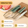 NEWHE 3 in 1 Watermelon Fork Cutter, Watermelon Slicer, Cutting