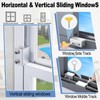 4 Sets Sliding Window Locks with Key, Window Locks for