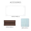 PONNOR Dollar Bill Frame,Acrylic Currency Display Holder with Black Walnut