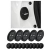 YHJKOPO Black Car Door Lock Cover for Mazda Roadster ND