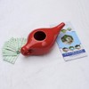 HealthGoodsAU - Crackle Pattern Red Ceramic Neti Pot for Nasal