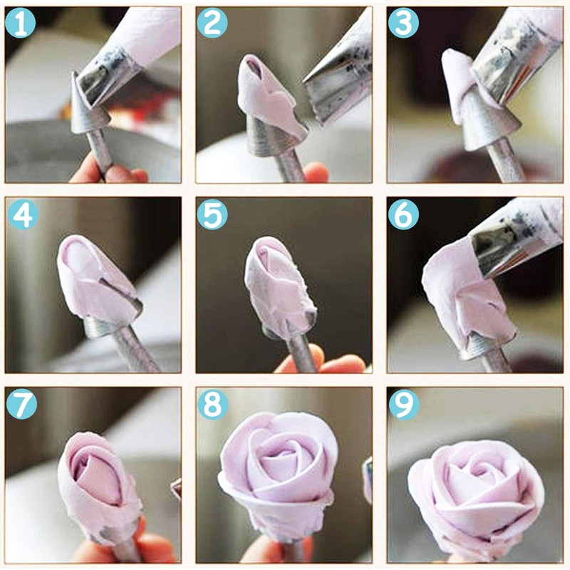 Tomuvpzn Flower Nail Set