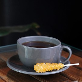 Eupherbia EUPHERBIA Saffron Rock Candy Sticks, 25 Pack, Pure Crystalline Elegance, Handcrafted Sweetness, Sugar Rock Candy (Nabat) Infused with Pure Grade A+ Saffron Threads, Ideal for Tea, Coffee, Milk, and All Your Favorite Hot Beverages, 16Oz, 450 Gram (25x18g)