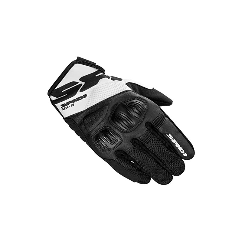 SPIDI Flash-R Evo Tex Glove, Black/White, Size 3XL