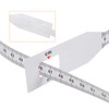 sourcing map 2Pcs Head Circumference Tape 56cm Plastic Measuring Rule