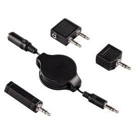 Hama Air Travel Adapter Kit (4 Pieces) Black