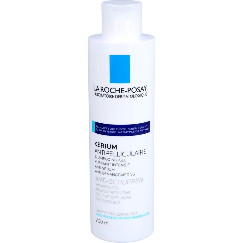 LA ROCHE-POSAY Kerium Shampoo-Gel Anti-Schuppen, 200 ml Shampoo