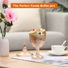 30 oz Glass Apothecary Candy Jar with Lid - Clear