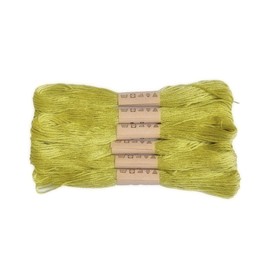 Trucraft - Embroidery Cross Stitch Thread - Colour Safe Floss - 6 Skein Pack - Pistachio