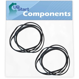2-Pack 341241 Dryer Drum Belt Replacement for Whirlpool LER5636LQ0 Dyer - Compatible with 8066065 Belt - UpStart Components Brand