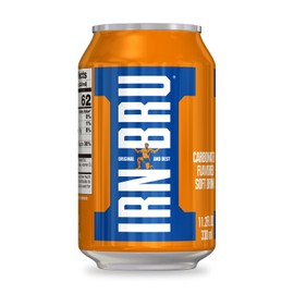 IRN-BRU From AG Barr The Original and Best Sparkling Flavored Soft Drink | A Scottish Favorite | 330 ML (Pack of 6)