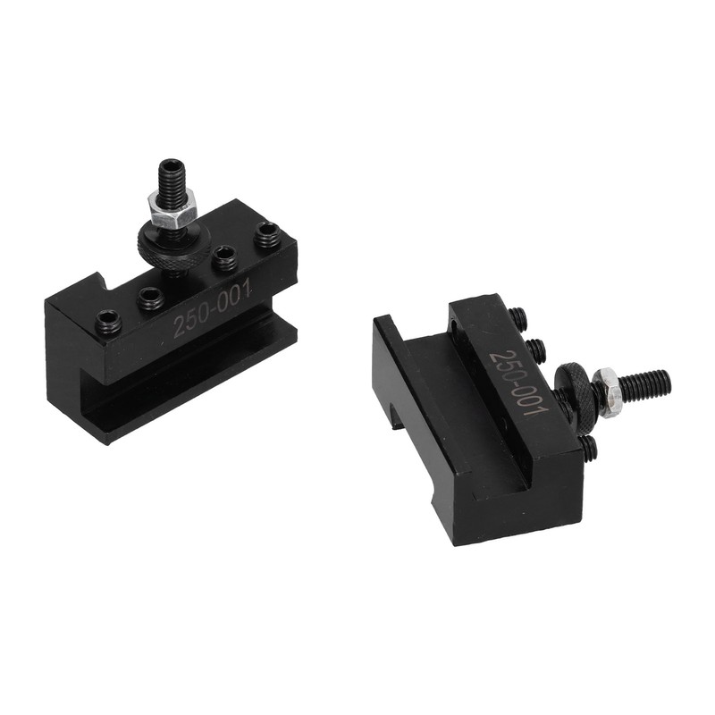 2Pcs Tool Post Holder Turinng Facing Boring Piston Wedge Hardware