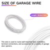 100' Universal Garage Door Wire Replacement for 24/2 AWG Bell