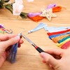 Allazone 200 Pieces Tassel Set 6 Style Bookmark Tassels Handmade