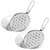 Bean Jelly Scraper, 2Pcs Stainless Steel Spaetzle Maker Snack Tool