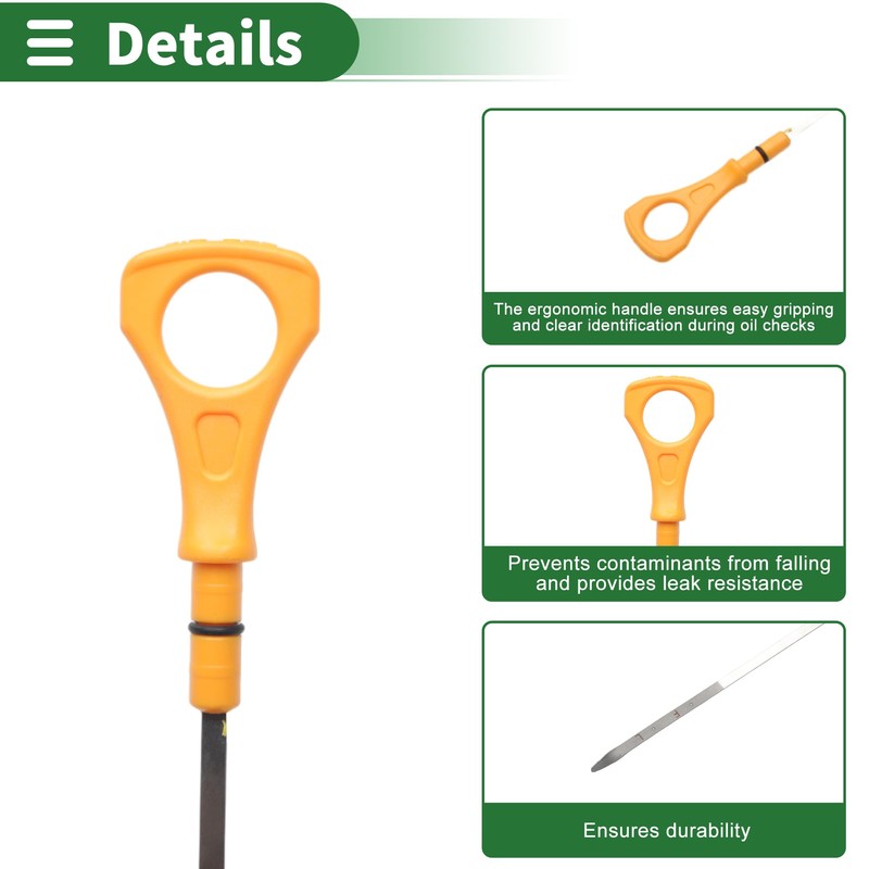 X AUTOHAUX Oil Dipstick Oil Level Dip Stick No.266113C502 for