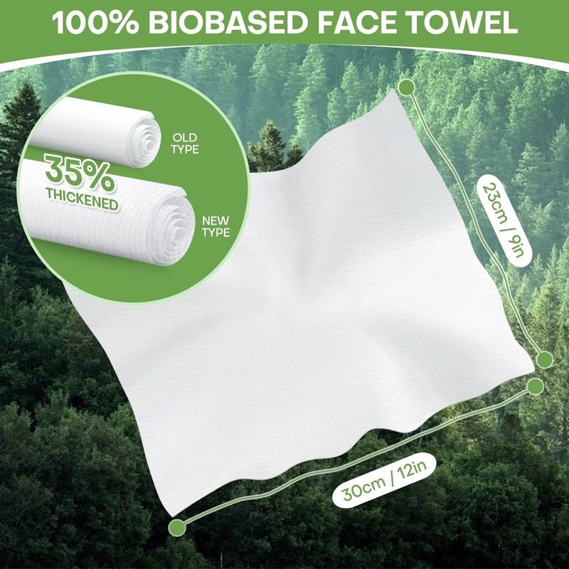 Fancyou Compressed Towel Tablets Thicken, 20 Pack Disposable Face Towel,