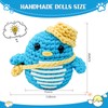 LetCartMaker Crochet Kit for Beginner, Blue Penguin Crochet Kit Crochet