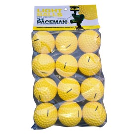 Paceman Light Bowling Machine Balls (12 Pack)