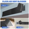 PATIKIL Rectangle Magnetic Vent Covers 14x5.5 Inch, Floor Air Vent
