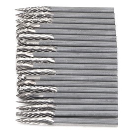 Juego de Fresas de Carburo de Tungsteno de 20 Piezas, Limas Rotativas de Carburo de VáStago de 1/8 Pulgadas con PatróN úNico y Doble para Herramienta Rotativa