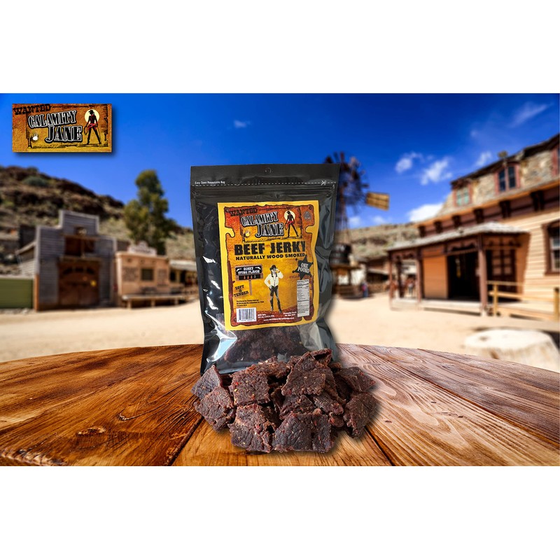 Calamity Jane Beef Jerky Honey Stung Flavor One Pound Resealable