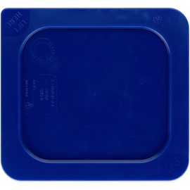 Carlisle FoodService Products 3058260 Smart Lids Sixth Size Polyethylene Lid, Dark Blue