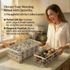 2-Pack White Coffee Pod Holder Basket with Wooden Base -