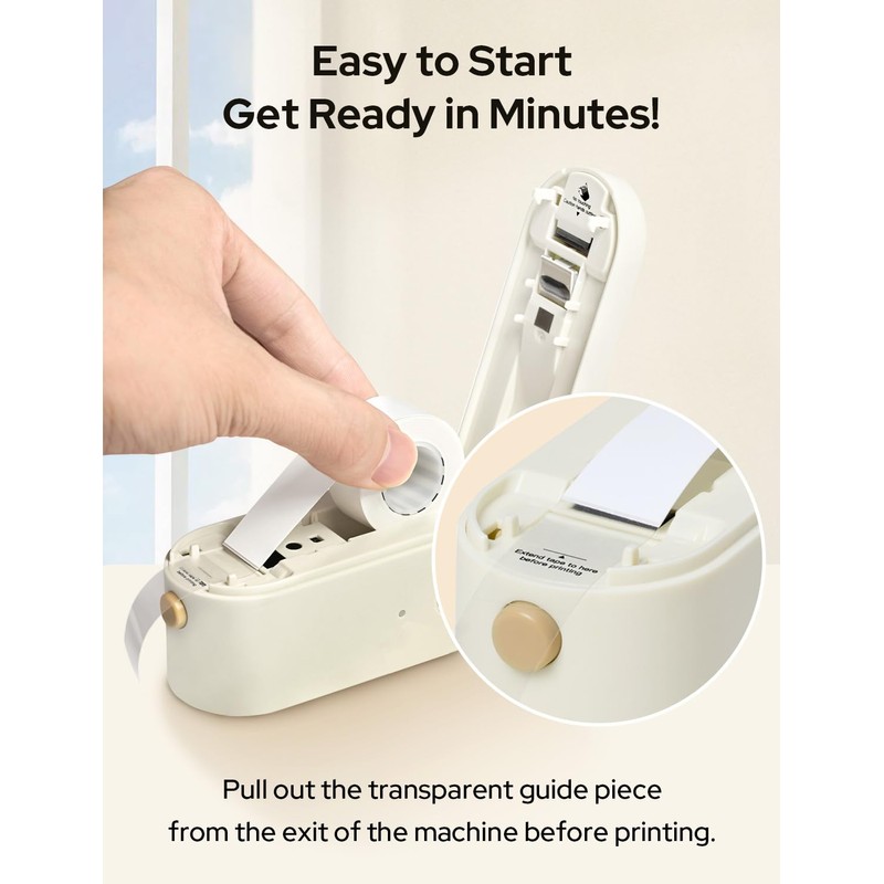 MakeID L1-C Label Maker Tape, 9mm x 4m (0.35" x