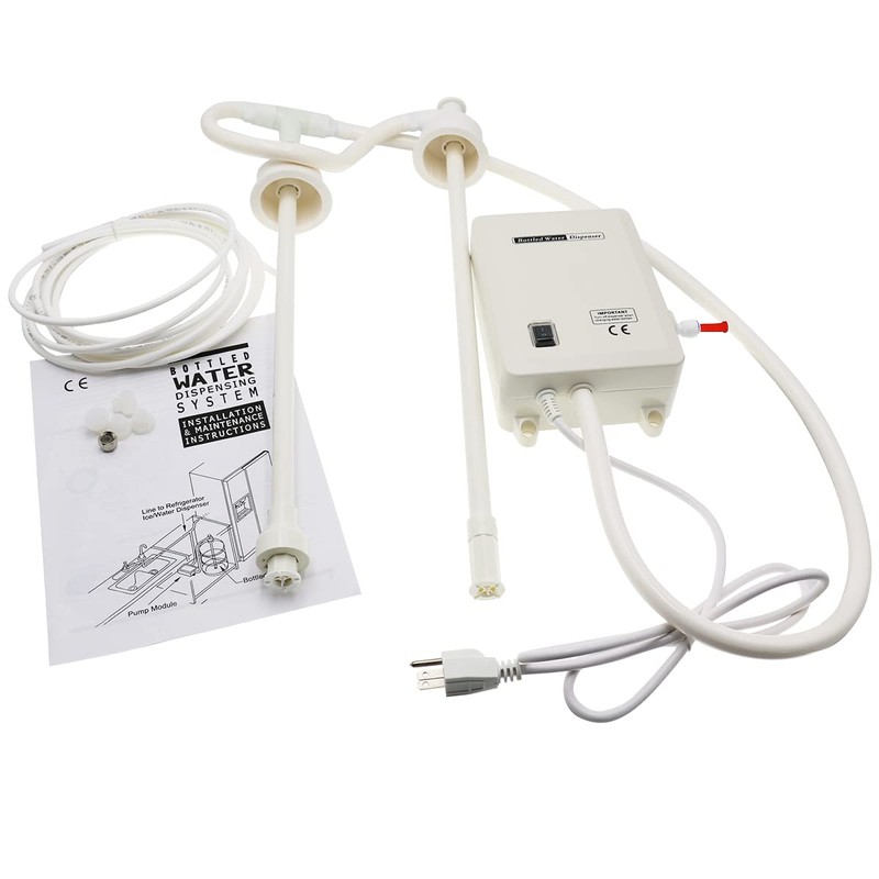 TDRRICH Bottled Water Pump System Double-Tube, Pressure Value 60Psi, Flow