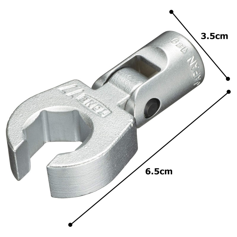 Tone 3SCF-17F Flex Claw Foot Wrench, 3/8 inch (9.5 mm)