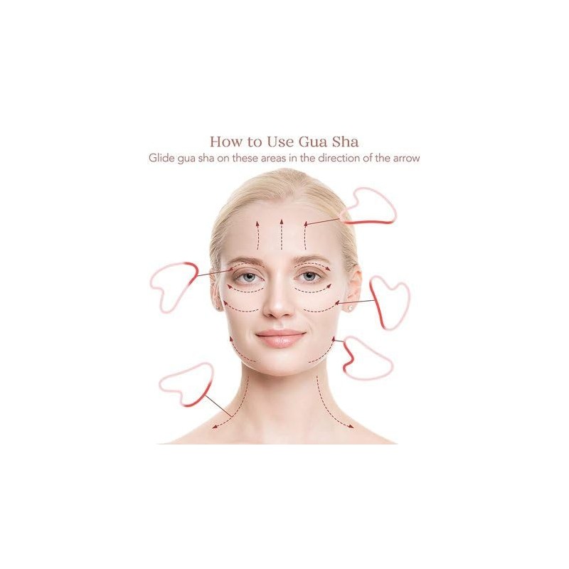 WITSOUL Kansa (Bronze) Gua sha (Heart Shape) Face Massage Tool