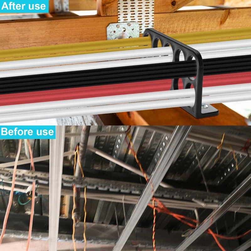 100Pack Cable Chase Wire Bracket, Cable Support Wire Bracket Holder