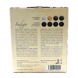 Indigo - Black - Natural Hair Colour - Powder - 200 g