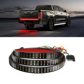 1797 Tailgate Light Bar 60 Inch LED Brake Light Strip for Truck Bed Turn Signal Reverse fit Car Pickup Trucks Exterior Rear Accessories 12V Waterproof