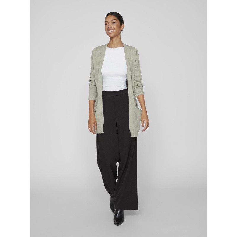 Vila Women's Basic Cardigan, Oil Green