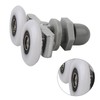 4Pcs Curved Shower Door Rollers,Bathroom Rollers,27mm Door Roller Replacement Part,Shower