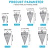 Pyramid Sinkers Fishing Weights, Bullet Fishing Weights Sinkers Tangle Free