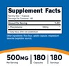Nutricost L-Phenylalanine 500mg; 180 Capsules