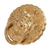 Door Knocker Chinese Animal Head Style Modelled Antique Brass Easy