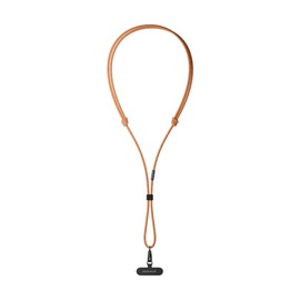 Native Union City Grip - Adjustable and Removable Universal Wrist Phone Strap - Compatible with Most Smartphones - Made from 100% Recycled Polyester (Apricot Press)