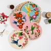 ORIGACH 4 Pack Flowers and Hummingbird Embroidery Kits for Beginners,