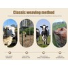 Livestock Fence, 4ft X 164ft Galvanized Wire Field Wire Fencing,