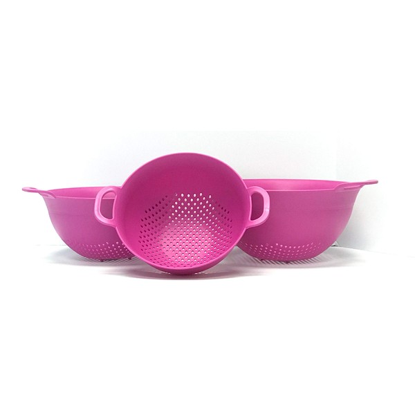 Mintra Home Plastic Strainer Colanders Set: 3, 3.5 and 5