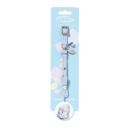 Me to You Velvet Cat Collar, Blue