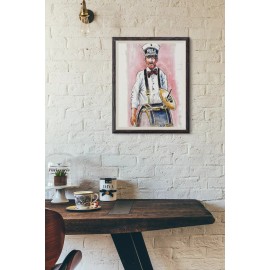 New Orleans Drummer, Brass Band Drummer, Street Drummer, Jazz Drummer, Jazz Art