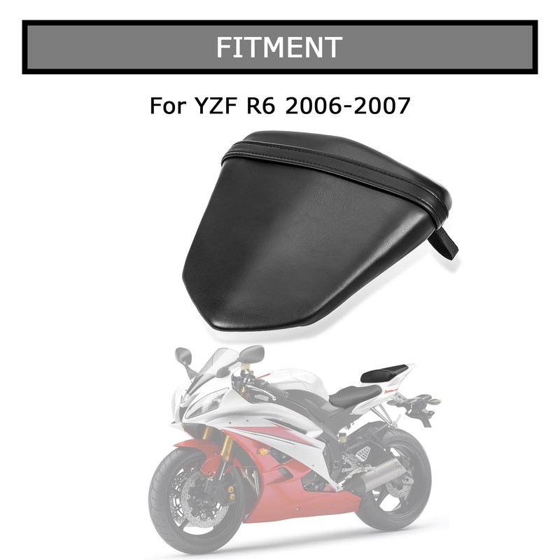 PLSER Rear Passenger Seat Pillion Cushion Seat for YZF R6