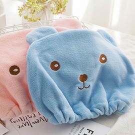 microfiber hair drying towel hair towel pink 15ea