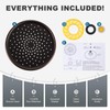 Shower Head High Pressure Rain, Luxury Bathroom Showerhead with Adjustable