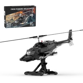 iREOGAME MOC-149250 Helicopter Model Assembly Building Blocks Set (1039PCS)